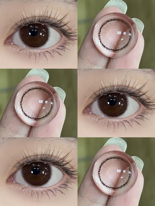 annakelly日抛美瞳 咖啡棕 14.2mm 商品图0