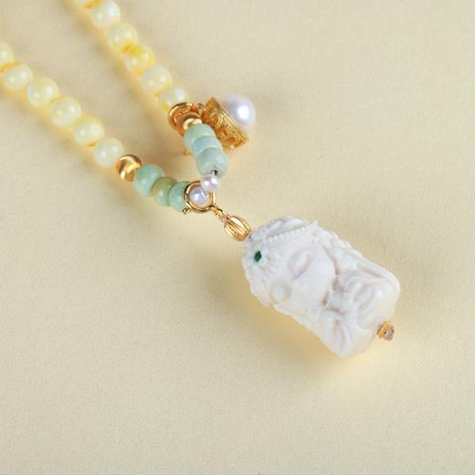 【有愿皆从】猛犸扎基蜜蜡项链 ZX2505269 商品图8