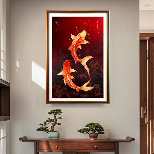 富贵有余 铜雕艺术画 商品图5