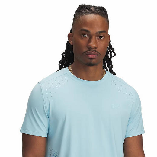 【云粉节】7楼安德玛UA爆冷系列Iso-Chill男子印花跑步运动短袖T恤1389803  吊牌价499元 商品图0