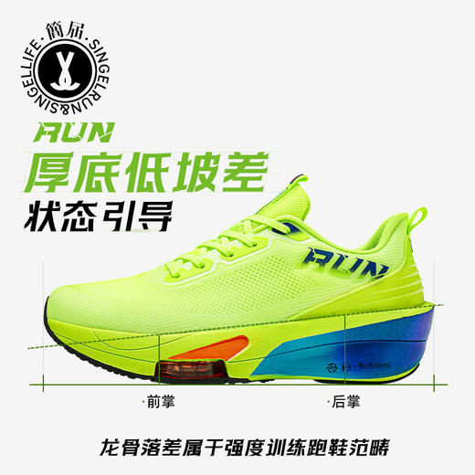 热卖中！！脚宽脚胖建议拍大一码！【奥特莱斯线下专柜有售】简届飞度气垫减震竞速运动跑鞋（男女同款） 商品图3
