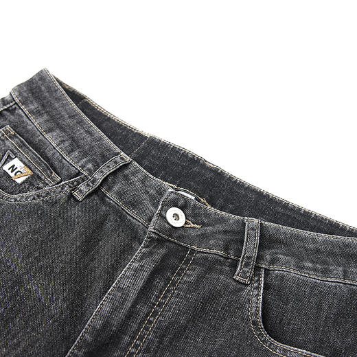 【新品上新】HX 夏季水洗直筒牛仔九分裤合体S210520040101 商品图2