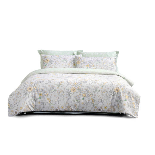 水星家纺 DH如花在野-S04(抗菌)四件套 商品图0