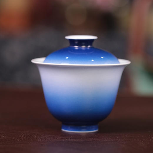 初蓝舍渐变盖碗 商品图0
