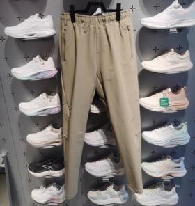 安踏运动裤男士春夏黑色直筒裤健身休闲跑步梭织长裤152517503N