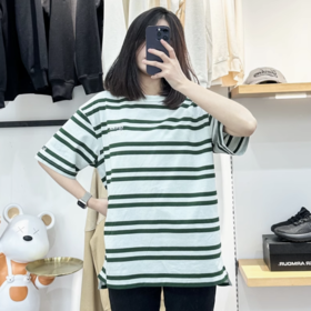 安德玛UA男女同款Sports Club条纹短袖T恤6006003-377