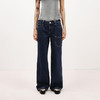 NUTH深蓝洗水复古宽松直筒牛仔裤女夏季 商品缩略图5