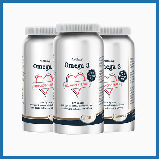 丹麦Camette凯麦特浓缩鱼油120粒/瓶 商品图0