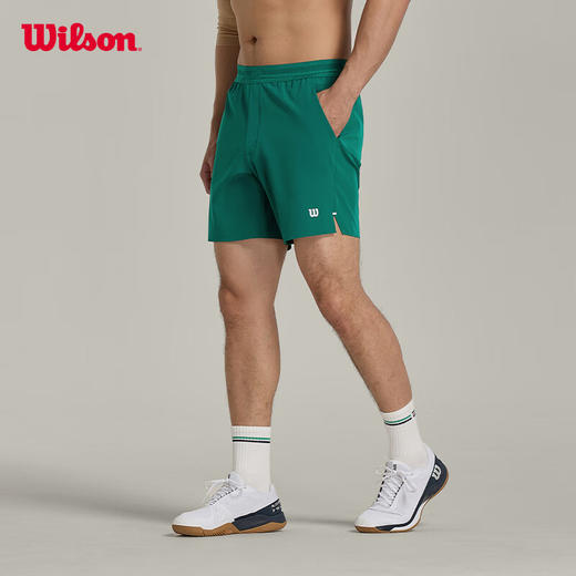 威尔胜（Wilson）夏季男士TOURNAMENT运动梭织网球短裤 WM00299411 商品图2