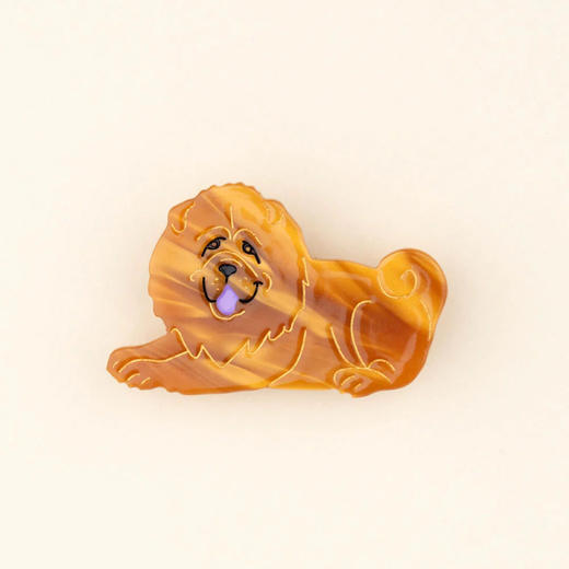 北京仓｜Coucou Suzette-Chow chow-松狮犬 发夹［法国设计师］ 商品图0