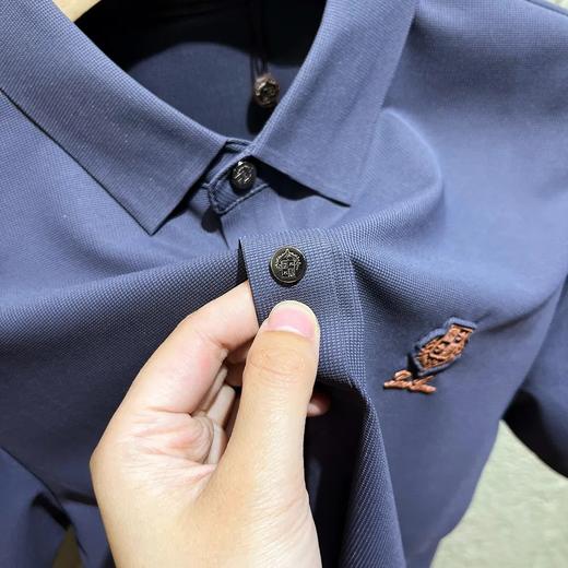 Loro Piana 冰丝速干无痕面料浮雕刺绣polo衫 商品图2