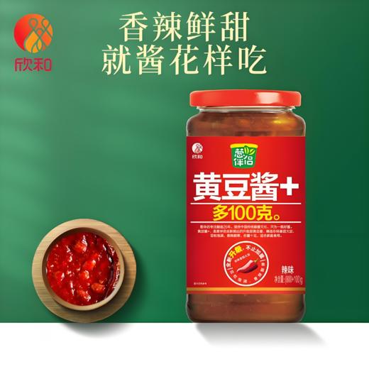 【亚欧超市】欣和葱伴侣辣黄豆酱/黄豆酱900g/瓶 商品图2