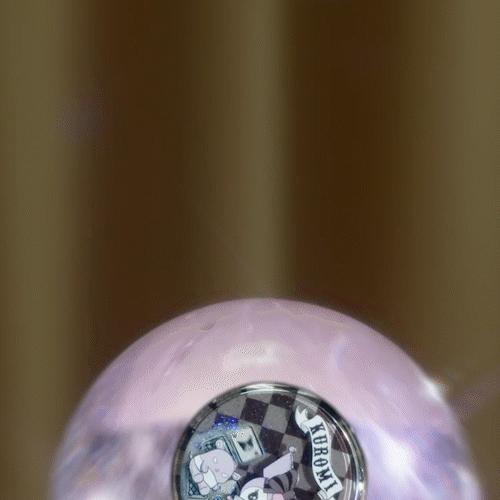 【漂浮魔法屋】漂浮卡牌派对 PopSockets X Kuromi 合作系列 POPGRIP泡泡骚手机粘贴式气囊支架 Tidepool流沙系列 黑色  棋盘格 商品图2