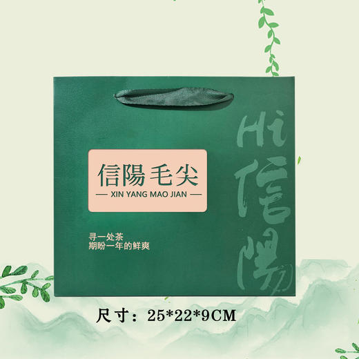 Hi信阳【绿.1斤毛尖手提袋】1.2元1条.整捆50个.300个包邮 商品图2