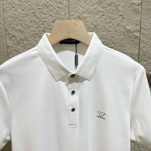 阿码尼冰丝无痕面料夏季新款男士翻领Polo衫 商品图1