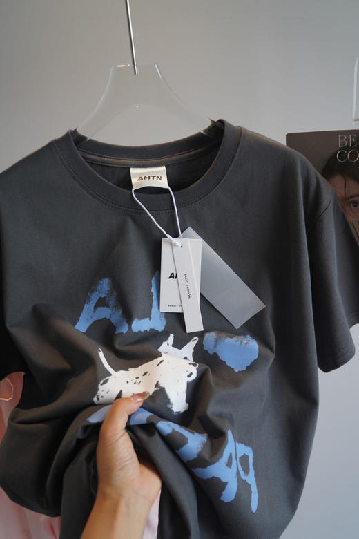🔥【韩国订单高颜值印花T恤】高品质💥AMTN🇰🇷正品授权  ❗️出乎意料的高品质，真的比很多网红店100多一件的细节品质还要好。 商品图11