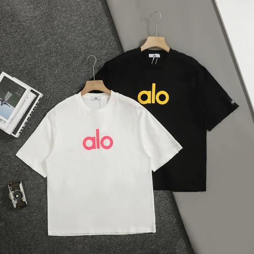alo纯棉300克宽松短袖圆领显瘦慵懒感t恤 商品图2