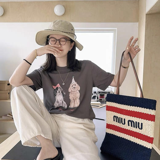 🔥【韩国订单高颜值印花T恤】高品质💥AMTN🇰🇷正品授权  ❗️出乎意料的高品质，真的比很多网红店100多一件的细节品质还要好。 商品图2