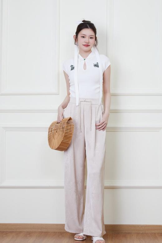 ESTELLICA 新中式通勤简约直筒裤 20271 商品图2