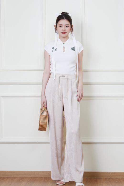 ESTELLICA 新中式通勤简约直筒裤 20271 商品图3