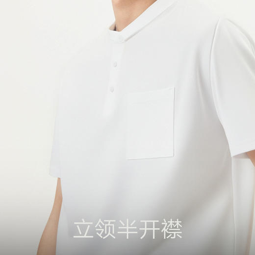 gxg.jeans男装 多色亨利领基础休闲短袖T恤男士宽松 25年夏热卖 商品图4