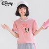 H58迪士尼女童短袖夏季薄款2025新款洋气儿童泡泡袖女大童打底衫 商品缩略图0
