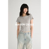 MAISON CECILE基础bi入/夏季修身短款百搭显瘦显比例圆领T恤上衣 商品缩略图2