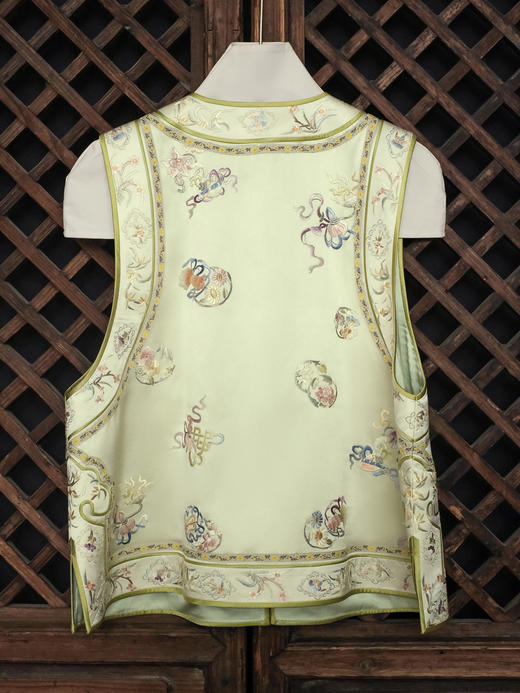 盛唐牡丹大师系列| 重工手绣苍兰马甲 商品图3