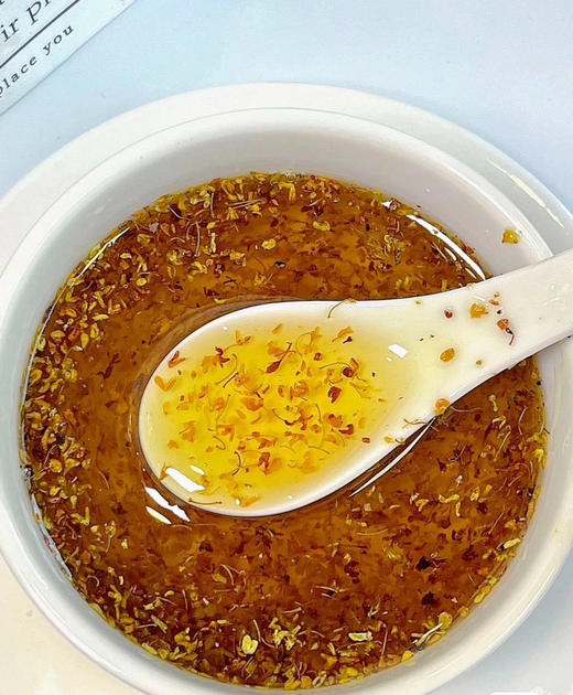 ⚡3瓶到手29.9元❗桂花蜜酱 ⁬肉眼能看到的桂花 ⁥满满桂花香 百搭又好吃 配料表超干净基地直邮 商品图2