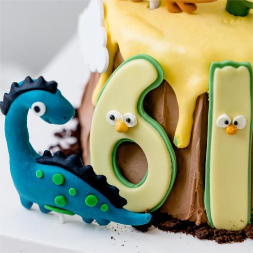 烤爱·森林暴龙蛋糕·侏罗纪恐龙·生日蛋糕系列·可爱儿童蛋糕·聚会生日节日【仅限深圳同城配送】 商品图1