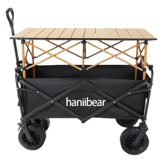 露营车手推带拖斗遮阳伞摆摊地摊小推车户外营地儿童可躺野营折叠 商品图4