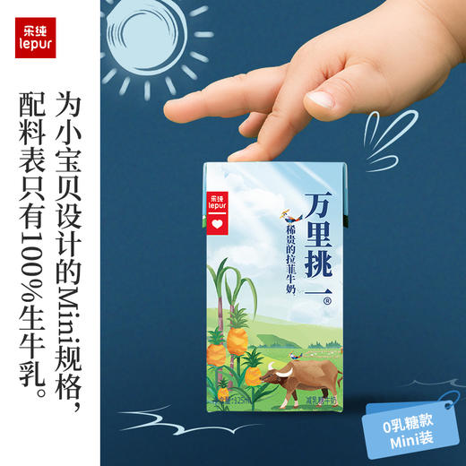 乐纯 万里挑一水牛奶4.0g（0乳糖）125ml*9/125ml*9*3 商品图3