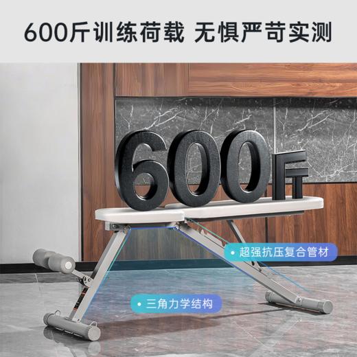 舒华家用哑铃凳仰卧起坐卧推辅助器多功能折叠健身家用器材G592 商品图2