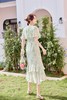 Le Malene 浪漫绿色花朵印花连衣裙 20258 商品缩略图5