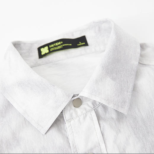 【新品上新】HX 夏季翻领短袖阔版衬衫C103520005101 商品图6