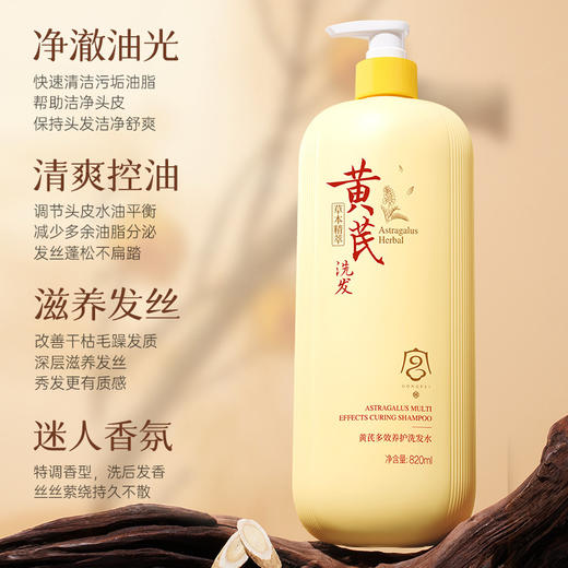 TZW-宫佩黄芪多效养护洗发水清洁控油护发 商品图2