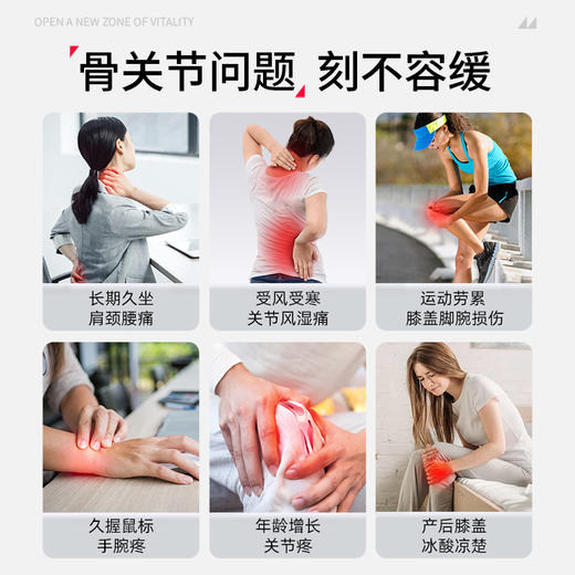 元气地带艾草贴氨糖软骨素艾灸贴草本蕲艾颈贴膝盖腰腹足贴关节贴 商品图4