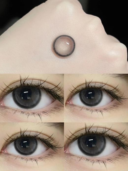 Claire color旗下  水光奶褐&水光奶灰｜14.2mm白狮参考着色中等直径  日抛 商品图7