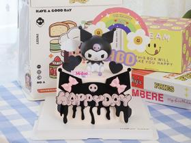 女孩款 Sanrio三丽鸥库洛米 甜酷梦幻彩虹