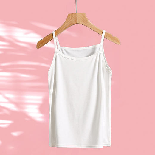 【柔软舒适，透气清爽】女童吊带背心 柔软夏季薄款 儿童打底内衣 宝宝外穿无袖衫 中大童内搭-QQ 商品图5