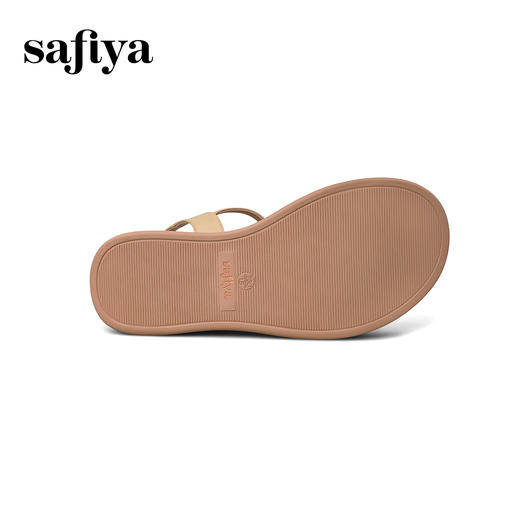 预售7天|Safiya/索菲娅2025度假风坡跟厚底外穿百搭时尚编织休闲凉鞋SFD2115421 商品图11