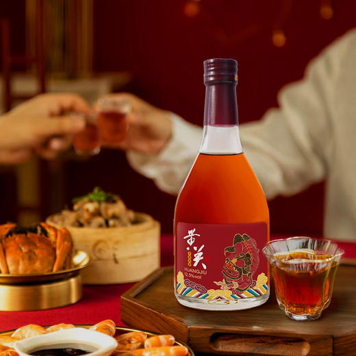 黄关·红标黄酒 非遗传统古法手工酿造500ml/瓶×6瓶 商品图1