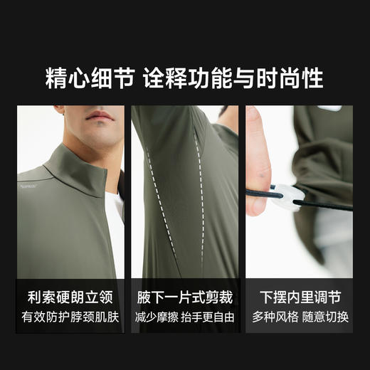 【立领款式  修饰脖颈线条】素湃立领防晒外套系列3501/3502 凉感原纱织造 接触凉感 商品图3