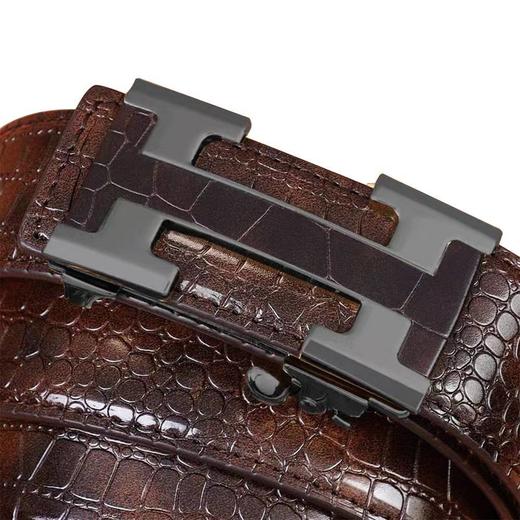 保罗新款男士自动扣 耐磨耐用腰带 中青年商务百搭休闲皮带-QQ 商品图7