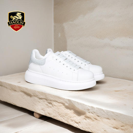 豪麟名鞋奥莱迪嘉女鞋时尚休闲鞋牛皮革DJHJA51WX021银色  原价1960元 商品图1