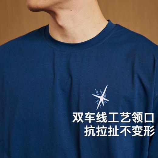 录士LUSHISI逐穹主题速干吸湿排汗篮球短袖投篮服训练印花t恤休闲 商品图1