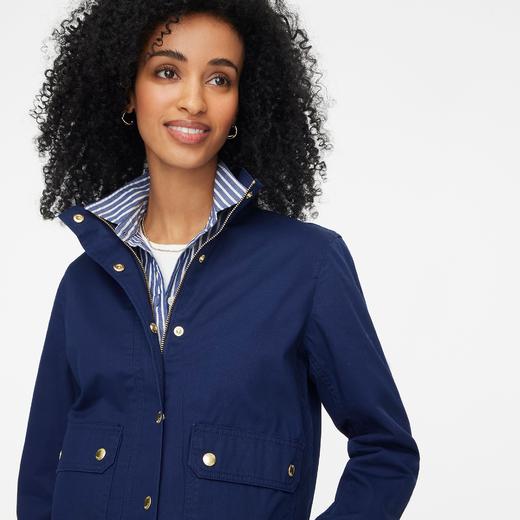 反季好折！Jcrew 女士短款工装夹克衫 只要￥399直邮到手 商品图1