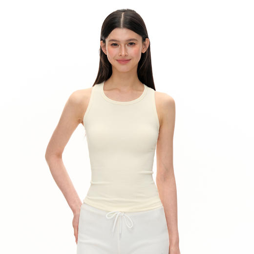 Ariseism  美式复古纯色工字背心女夏季新款外穿修身上衣 商品图3