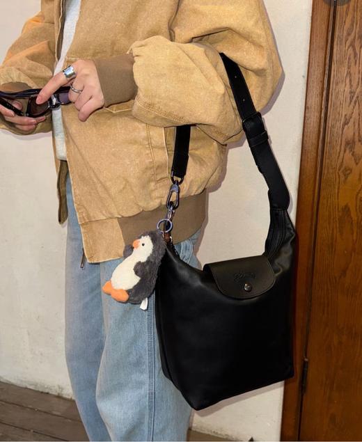 LC珑香 进口牛皮Le Pliage Xtra系列竖版hobo 单肩包手提包 特惠 Z-15403 商品图6