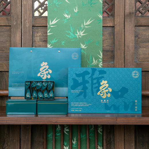 【2026新茶】象窝绿茶 雅品绿茶盒装150克/盒 纯手工采摘明前一芽二叶老树茶 商品图1